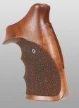 S&W N-Rahmen round butt, punziert mit Fingerrillen und rundem Rücken, hinten offen